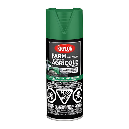 Peinture antirouille pour machinerie agricole - Vert John Deere - Fini lustré - 340 g - Quincaillerie G.H. Berger