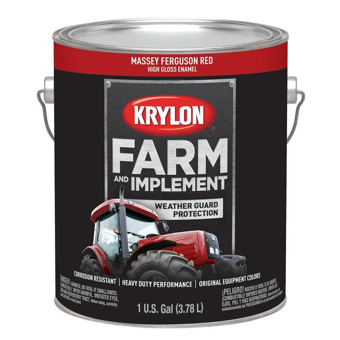 Peinture antirouille pour machinerie agricole - Rouge Massey Ferguson - Fini lustré - 946 mL - Quincaillerie G.H. Berger