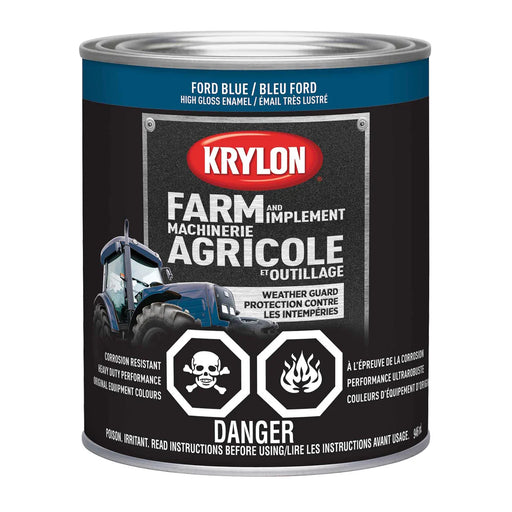 Peinture antirouille pour machinerie agricole - Bleu Ford - Fini lustré - 946 mL - Quincaillerie G.H. Berger