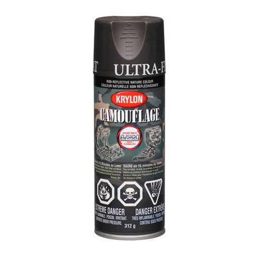 Peinture en aérosol Krylon Fusion camouflage mate - Brun - Quincaillerie G.H. Berger