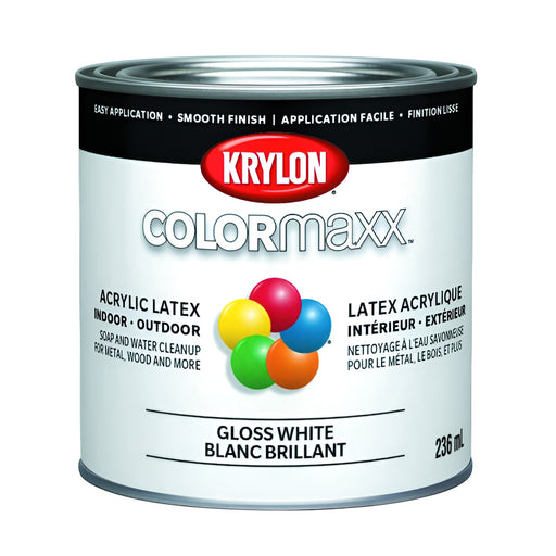 Peinture intérieure et extérieure Colormaxx - Blanc - Lustré - 236 mL - Quincaillerie G.H. Berger