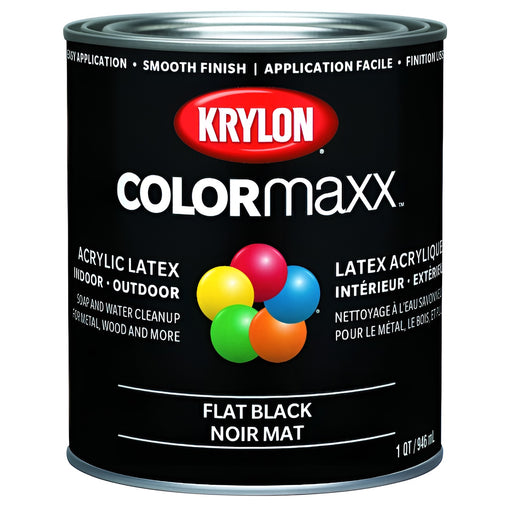 Peinture intérieure et extérieure Colormaxx - Noir - Mat - 946 mL - Quincaillerie G.H. Berger