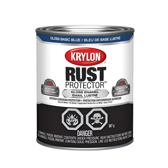 Peinture antirouille Rust Protector - Bleu basique - Fini lustré - 946 mL - Quincaillerie G.H. Berger