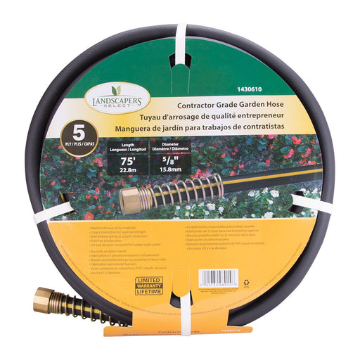 Boyau d'arrosage en caoutchouc 75' X 5/8" GH-585093L - Landscapers Select - Quincaillerie G.H. Berger