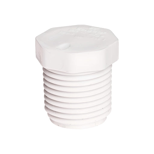 Bouchon hexagonal blanc 1-1/4" (M) NPT Lasco - Quincaillerie G.H. Berger