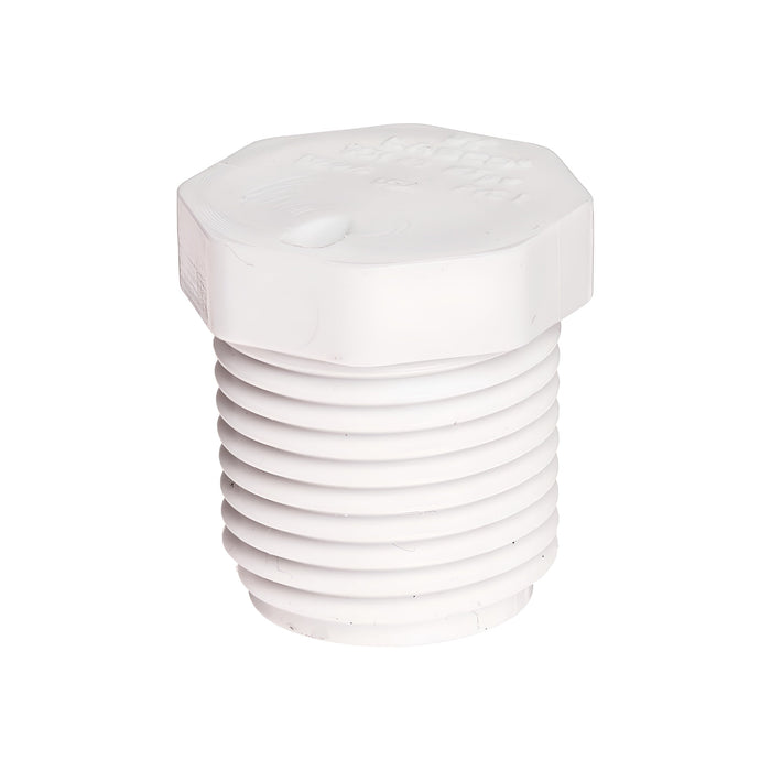 Bouchon hexagonal blanc 1" (M) NPT Lasco - Quincaillerie G.H. Berger