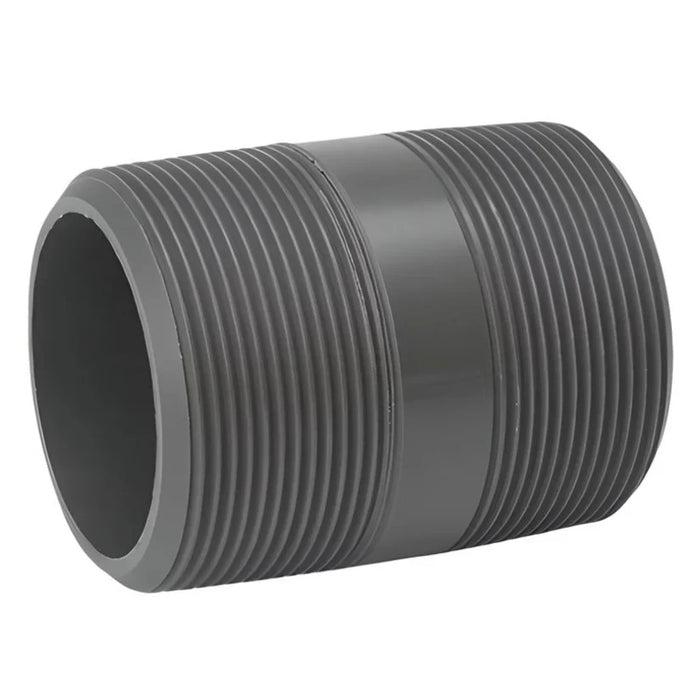 Mamelon gris en PVC SCHD80 1/2" X 2-1/2"  - Quincaillerie G.H. Berger