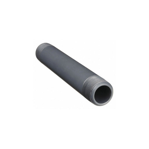 Mamelon gris en PVC SCHD80 1/2" X 8"  - Quincaillerie G.H. Berger