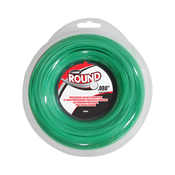 Fil rond pour coupe-bordures 0.080" x 160 ft, nylon vert - Quincaillerie G.H. Berger