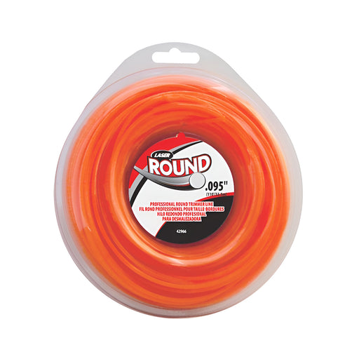 Fil rond pour coupe-bordures 0.095" x 110 ft, nylon orange - Quincaillerie G.H. Berger