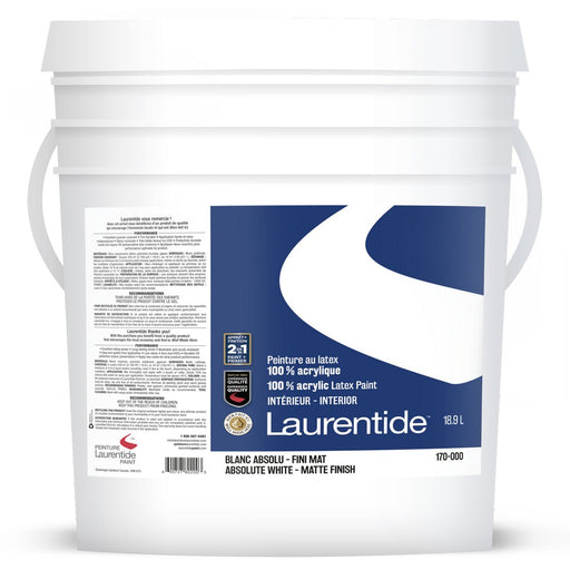 Peinture 2en1 Mat - Laurentide - 20L Peinture Laurentide - Quincaillerie G.H. Berger