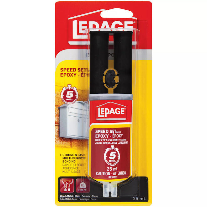 Époxy à mélange instantané Speed Set - 25 mL LEPAGE