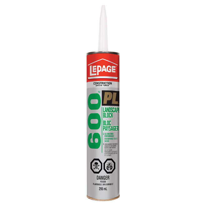 Adhésif de construction PL 600 - LePage - 295ml - Quincaillerie G.H. Berger