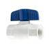 Valve à bille compacte en PVC 1-1/4" (F) NPT  - Quincaillerie G.H. Berger