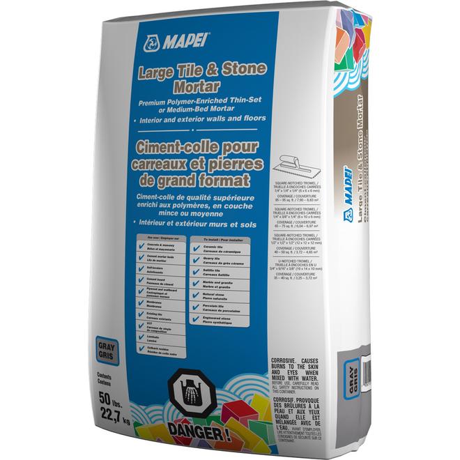 Ciment-colle pour carreaux et pierres grand format 22.7 kg MAPEI