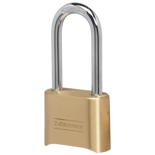 Cadenas à combinaison en laiton à arceau long Master Lock - Quincaillerie G.H. Berger
