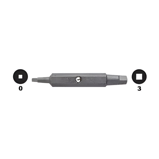 Embout réversible carré #0 et #3 Megapro - Quincaillerie G.H. Berger