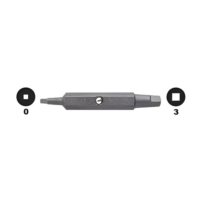 Embout réversible carré #0 et #3 Megapro - Quincaillerie G.H. Berger
