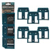 Ens. 6 supports muraux pour batterie Makita - Bleu - Quincaillerie G.H. Berger
