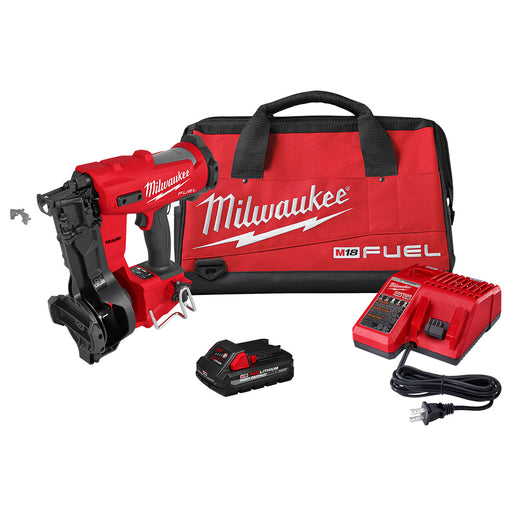 Ensemble de cloueuse à toiture M18 FUEL Milwaukee - Quincaillerie G.H. Berger