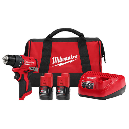 Ensemble de perceuse-visseuse sous-compacte 3/8" M12 Milwaukee - Quincaillerie G.H. Berger