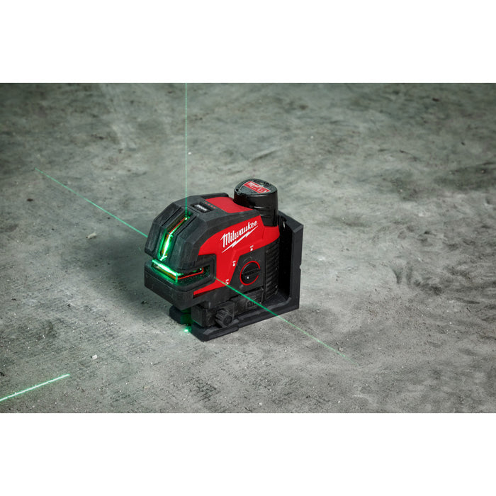 Ensemble de laser vert à croix et 4 points M12 Milwaukee - Quincaillerie G.H. Berger