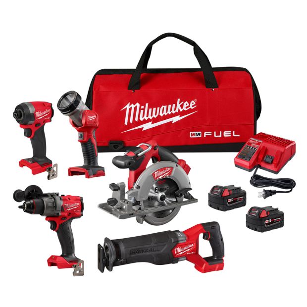 Ensemble de 5 outils M18 FUELMC - Milwaukee - Quincaillerie G.H. Berger