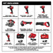 Ens. 7 outils ® M18™ avec 2 batteries 5.0Ah Milwaukee - Quincaillerie G.H. Berger