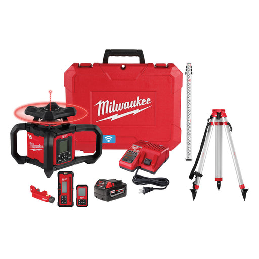 Ens. laser rotatif extérieur rouge 2 000 pieds Milwaukee - Quincaillerie G.H. Berger