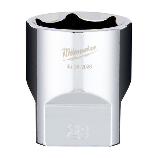 Douille standard (28mm, prise 1/2") à 6 pans Milwaukee - Quincaillerie G.H. Berger