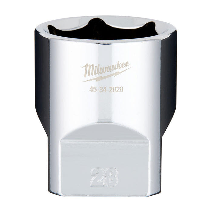 Douille standard (28mm, prise 1/2") à 6 pans Milwaukee - Quincaillerie G.H. Berger