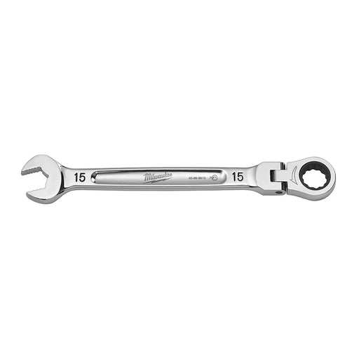 Clé à cliquet combinée articulée 15 mm Milwaukee - Quincaillerie G.H. Berger
