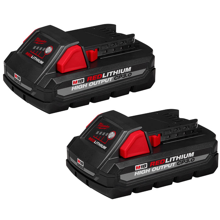 Ensemble de 2 batteries Redlithium M18 High Output CP3.0 Ah Milwaukee - Quincaillerie G.H. Berger