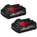 Ensemble de 2 batteries Redlithium M18 High Output CP3.0 Ah Milwaukee - Quincaillerie G.H. Berger