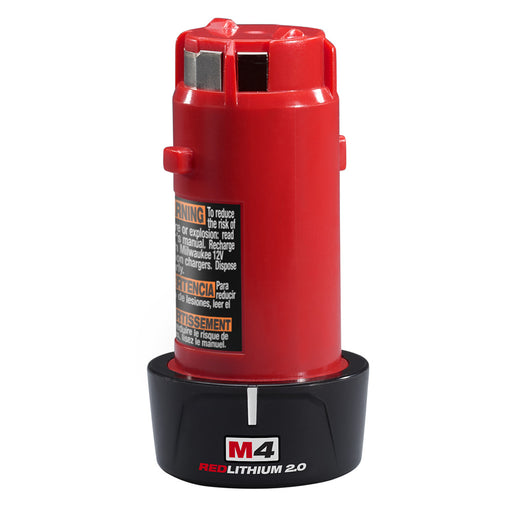 Batterie M4 Redlithium 2.0 Ah Milwaukee - Quincaillerie G.H. Berger