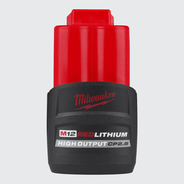 Batterie M12 Redlithium High Output 2.5 Ah Milwaukee - Quincaillerie G.H. Berger