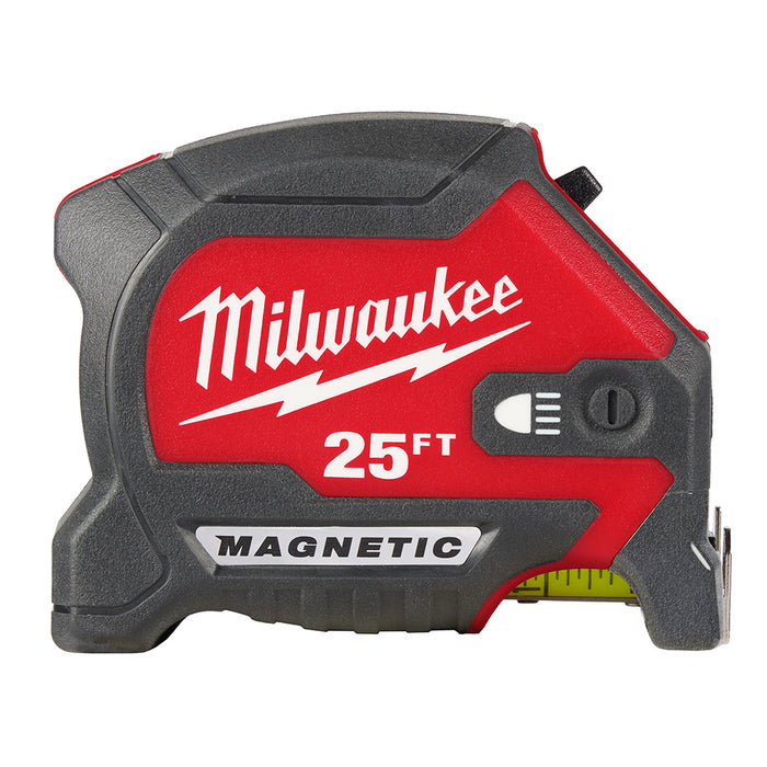 Ruban à mesurer magnétique de 25' avec DEL Milwaukee - Quincaillerie G.H. Berger