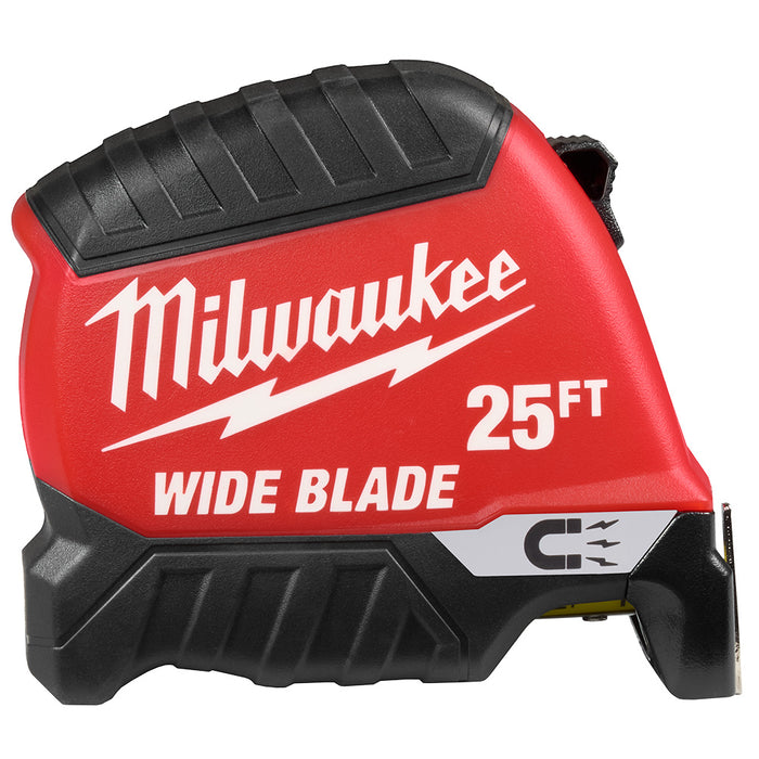 Ruban à mesurer magnétique à lame large 25' Milwaukee - Quincaillerie G.H. Berger