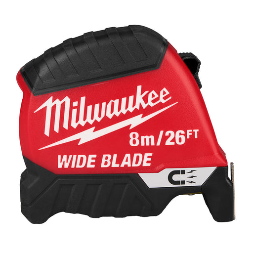 Ruban à mesurer magnétique à lame large 8m/26' Milwaukee - Quincaillerie G.H. Berger