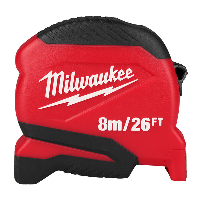 Ruban à mesurer compact 8m/26' Milwaukee - Quincaillerie G.H. Berger