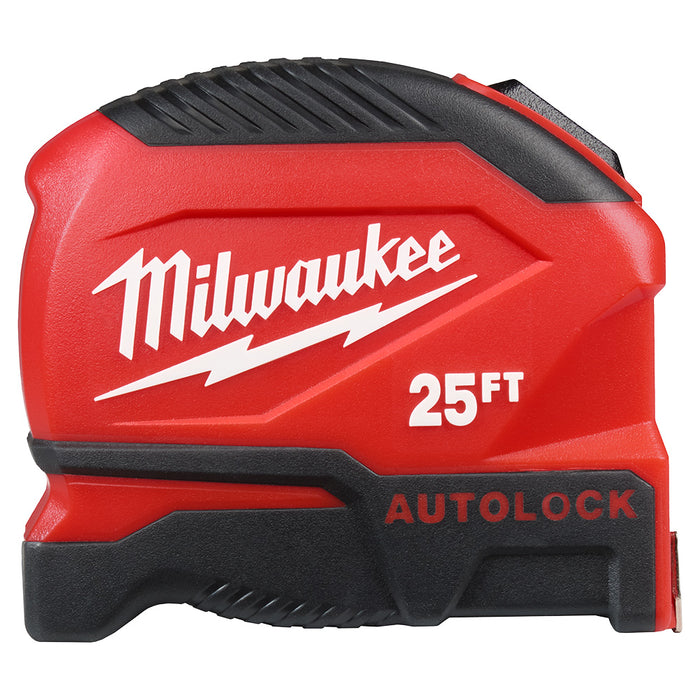 Ruban à mesurer 25' AUTO-LOCK Milwaukee - Quincaillerie G.H. Berger
