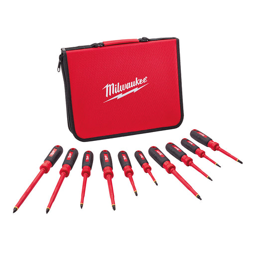 Ensemble de 10 tournevis isolés 1000V Milwaukee - Quincaillerie G.H. Berger
