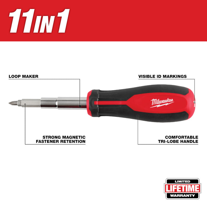 Tournevis multipointes 11-en-1 magnétique Milwaukee - Quincaillerie G.H. Berger