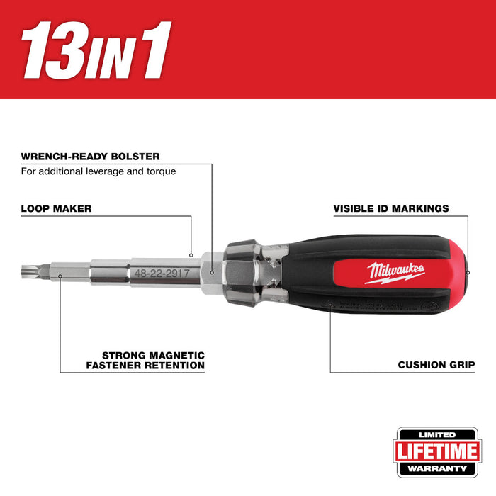 Tournevis multipointes 13-en-1 magnétique Milwaukee - Quincaillerie G.H. Berger