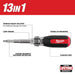Tournevis multipointes 13-en-1 magnétique Milwaukee - Quincaillerie G.H. Berger