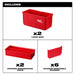 Ensemble de deux bacs pour coffres Packout - Grand Milwaukee - Quincaillerie G.H. Berger