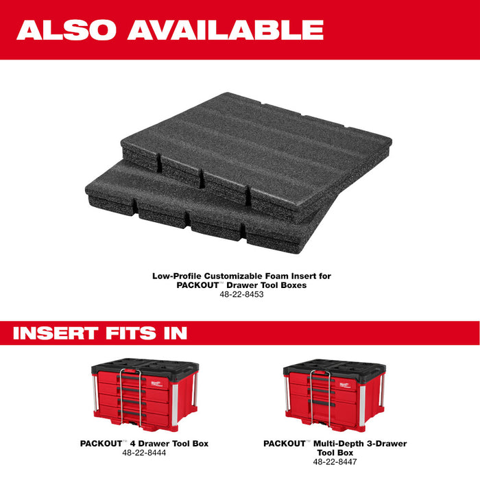 Mousse pour coffre PACKOUT Milwaukee - Quincaillerie G.H. Berger