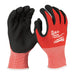 Gants anti-coupures ANSI 1 Milwaukee - Quincaillerie G.H. Berger
