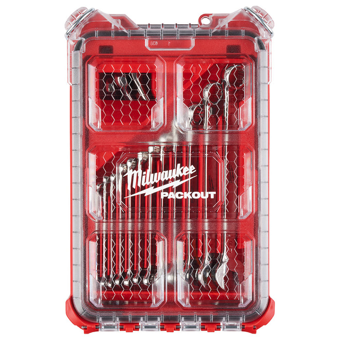 Ensemble de 15 clés combinées SAE Packout Milwaukee - Quincaillerie G.H. Berger