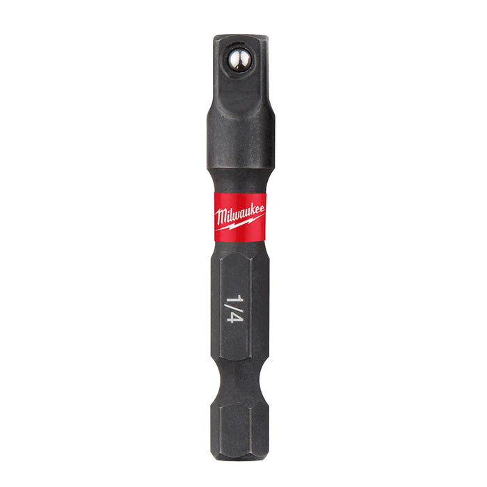 Adaptateur pour embouts Shockwave 1/4" hex à 1/4" carré Milwaukee - Quincaillerie G.H. Berger